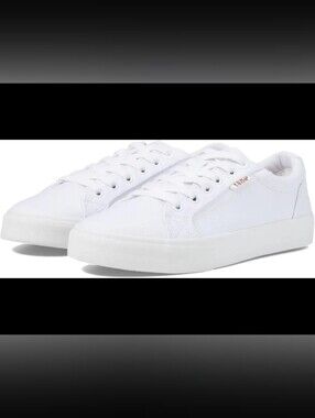 Taos Plim Soul White Canvas Sneaker Size 9 Women
